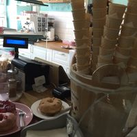 Inside  at La Donuteria in Bratislava