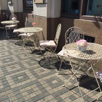 Terrace at La Donuteria in Bratislava