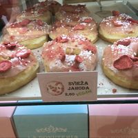 Strawberry  at La Donuteria in Bratislava