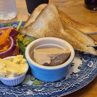 Vegan pate at The Jetty Cafe in Cromer