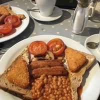 Vegan breakfast  at The Jetty Cafe in Cromer