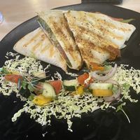 Vegan Quesadilla at Cafe Nutrients in Naples