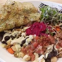 Aztec bowl with potatoes added at Cafe Nutrients in Naples
