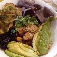Southwest bowl with potatoes added. at Cafe Nutrients in Naples
