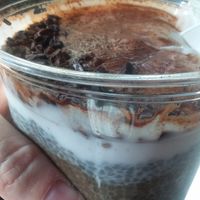 Tiramisu chia pudding at Cafe Nutrients in Naples