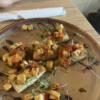 Gluten free bruschetta  at Cafe Nutrients in Naples