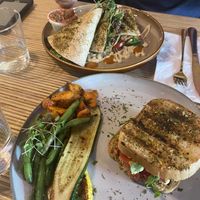 Quesadillas and sandwich  at Cafe Nutrients in Naples