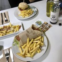 Burger and Kebap  at Vegan Bombon in Alicante