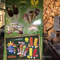 Ice cream selection  at Vegan Bombon in Alicante