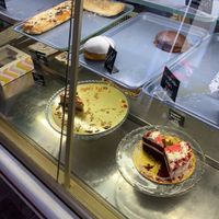 Selection of cakes at Vegan Bombon in Alicante