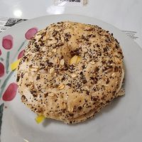 Bagel at Vegan Bombon in Alicante