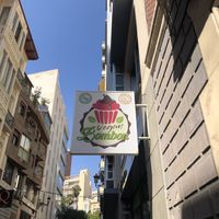 Outside at Vegan Bombon in Alicante