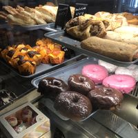 Sweets and salty food  at Vegan Bombon in Alicante