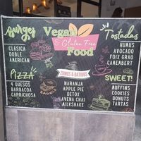 Entrance at Vegan Bombon in Alicante