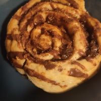 Went back in the evening to get a take away and got this choco cinnamon bun - very moist and tasty at Vegan Bombon in Alicante