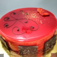 Mouses  strawerries at Vegan Bombon in Alicante