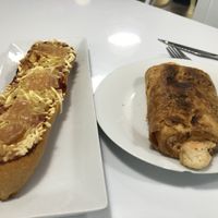 Yum! And cheap too.  at Vegan Bombon in Alicante