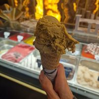 Vegan pistachio at Luculus Ice Saloon in Bratislava