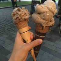 coffee and chestnut 🌰  at Luculus Ice Saloon in Bratislava