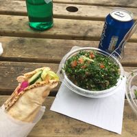 Large Falafel Wrap with Tabbouleh - brilliant! at Falafel Munch in Birmingham