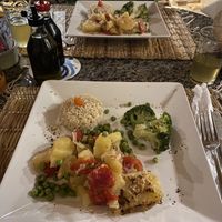 Batatalhoada com legumes (jantar) at Pousada Ecohar Yoga in Maragogi