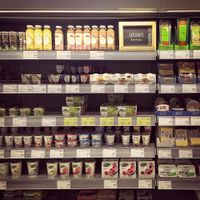 vegan milk products at Yeme - Nove Mesto in Bratislava