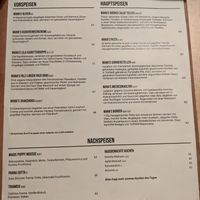 Menu at Mana - Schöneberg at Mana - Schöneberg in Berlin