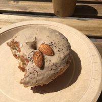 Chai donut at Bite Me Cafe in Madrid