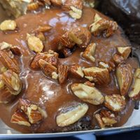 Butterscotch donut at Bite Me Cafe in Madrid