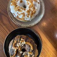 revisit- changing donut menu   at Bite Me Cafe in Madrid