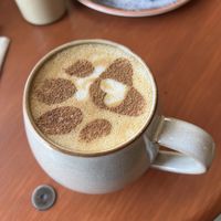 Pistachio Latté (Decaf)   at Bite Me Cafe in Madrid