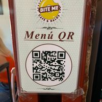 Menu at Bite Me Cafe in Madrid