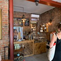 Interior at Bite Me Cafe in Madrid