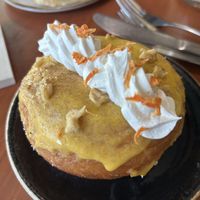 Donut carrot cake  at Bite Me Cafe in Madrid