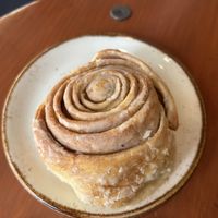 Cinnamon roll  at Bite Me Cafe in Madrid