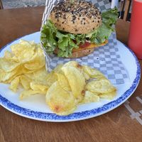 Brunch bagel  at Bite Me Cafe in Madrid