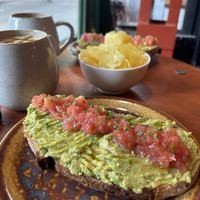 Avo toast   at Bite Me Cafe in Madrid