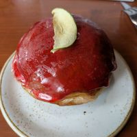 Blood (caramel) apple at Bite Me Cafe in Madrid