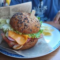 Breakfast at Bite Me Cafe in Madrid