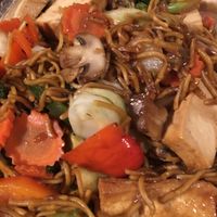 Vegan yakisoba  at Pac Thai in Forest Grove