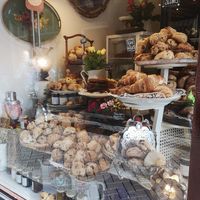 Outside/ vegan croissants at De Laatste Kruimel - Langebrugsteeg in Amsterdam