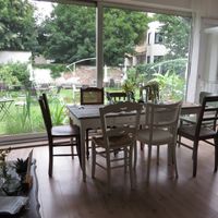 The view into the garden. at Amelie Cafe & Dekoration in Saarlouis