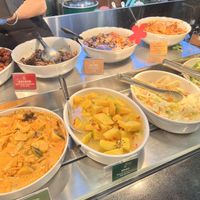 Selection of bento ingredients  at Greendot 绿一点 - Northpoint in North Singapore