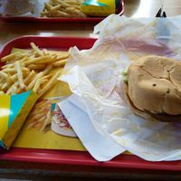 Vegan burger at Aktu Taktu in Reykjavik