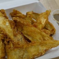 Crunchy mushroom tempura  at grEAT in Central Singapore