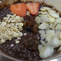 Mini berries chocolate bowl  at grEAT in Central Singapore