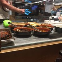 Watching food being made! at Mercato Centrale Roma in Rome