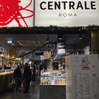 Entrance of Mercato Centrale  at Mercato Centrale Roma in Rome