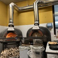 Pizza oven   at Mercato Centrale Roma in Rome