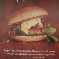 Veganer Burger at Mercato Centrale Roma in Rome